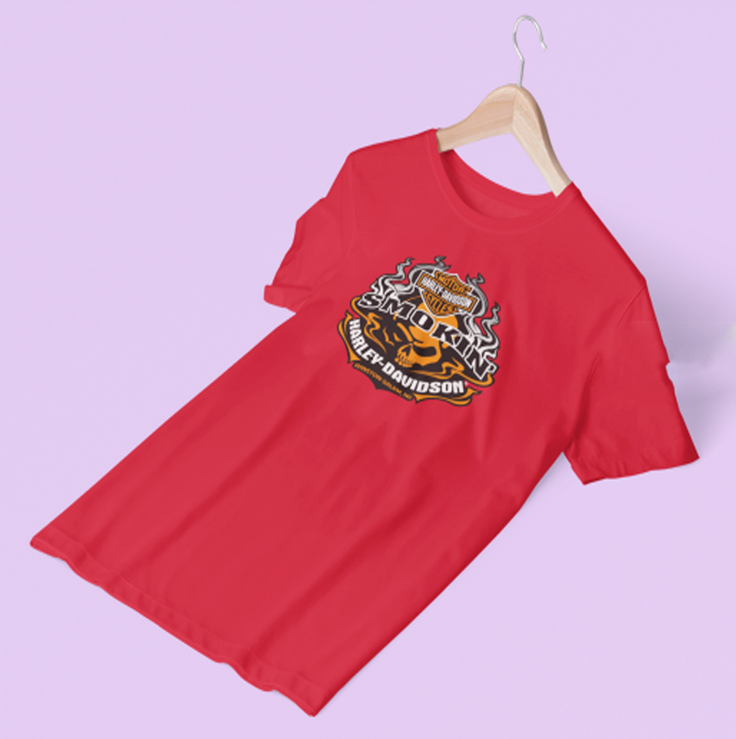 T-shirt Maglietta Harley Davidson Smokin'