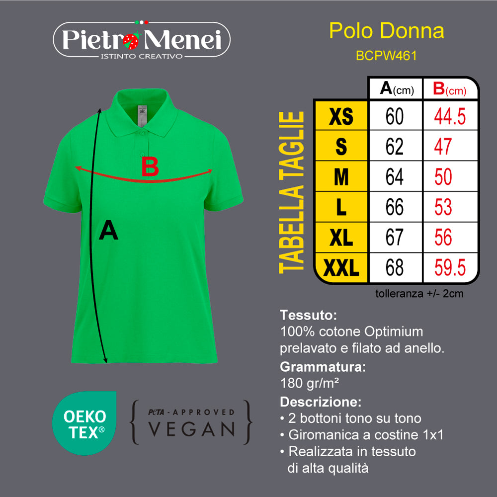 Polo per donna Luna e Sole