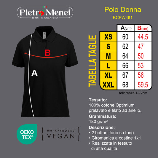 Polo per donna Luna e Sole