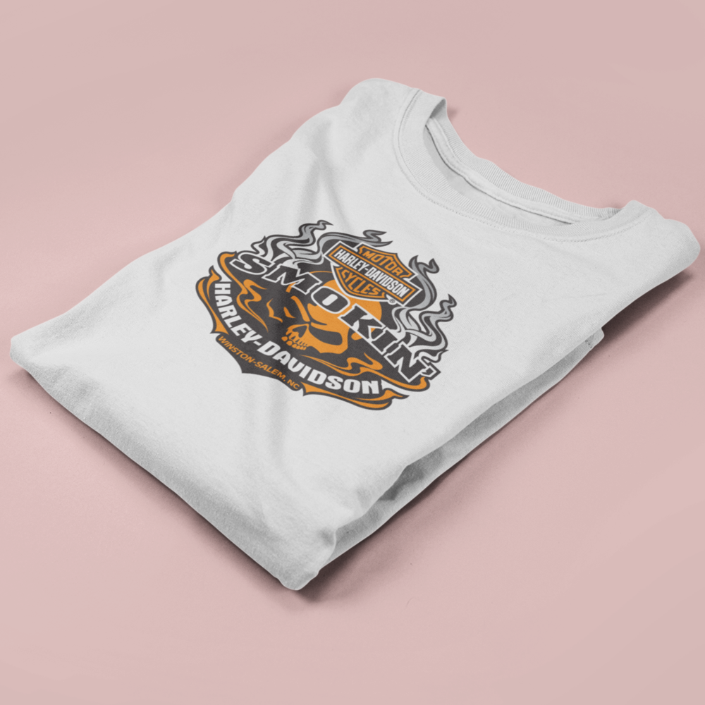 T-shirt Maglietta Harley Davidson Smokin'