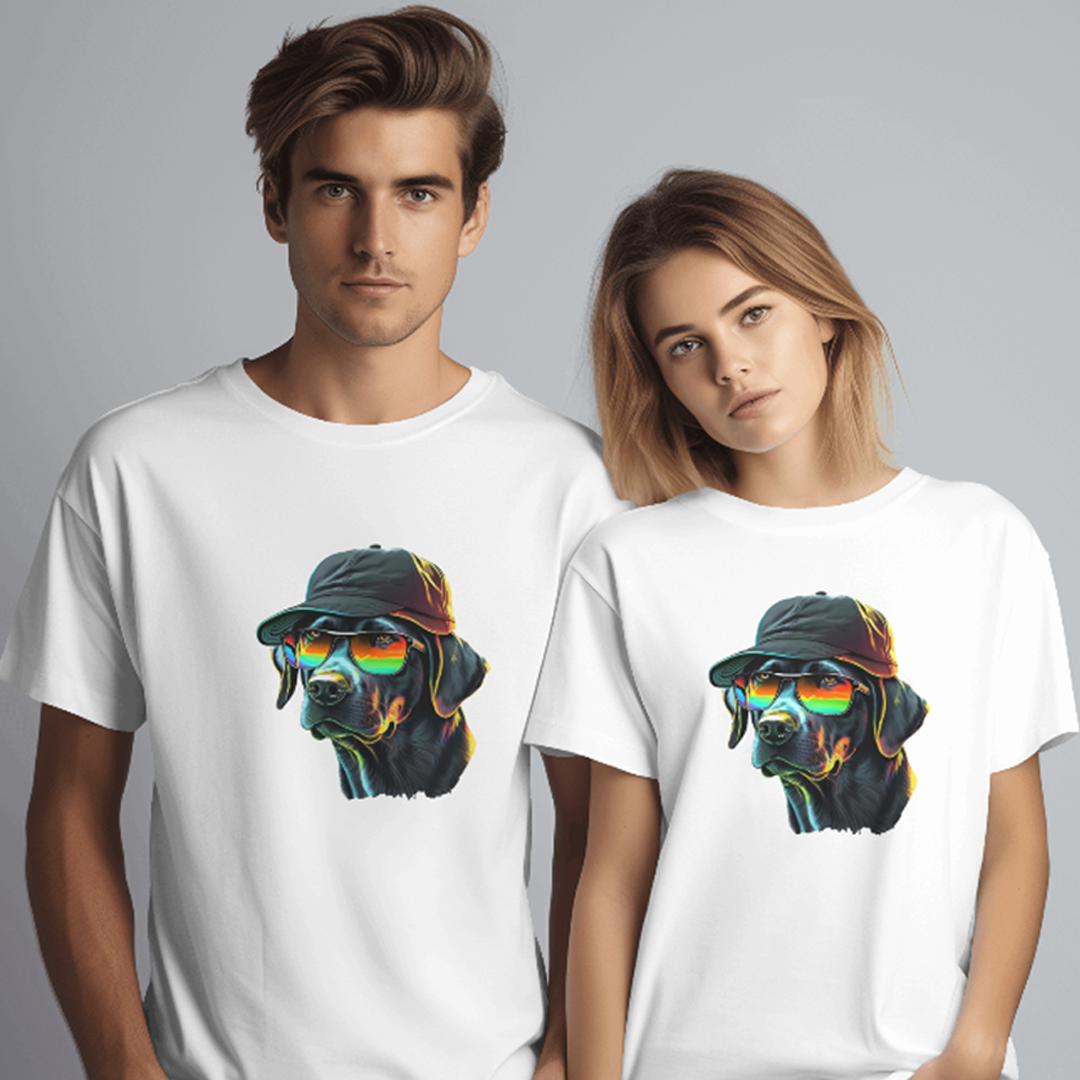 T-shirt Maglietta Labrador Black Tommy
